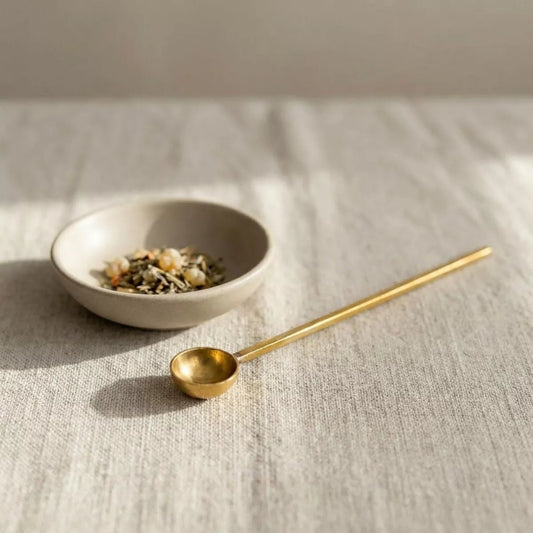 Messinglöffel Vintage - Druwids