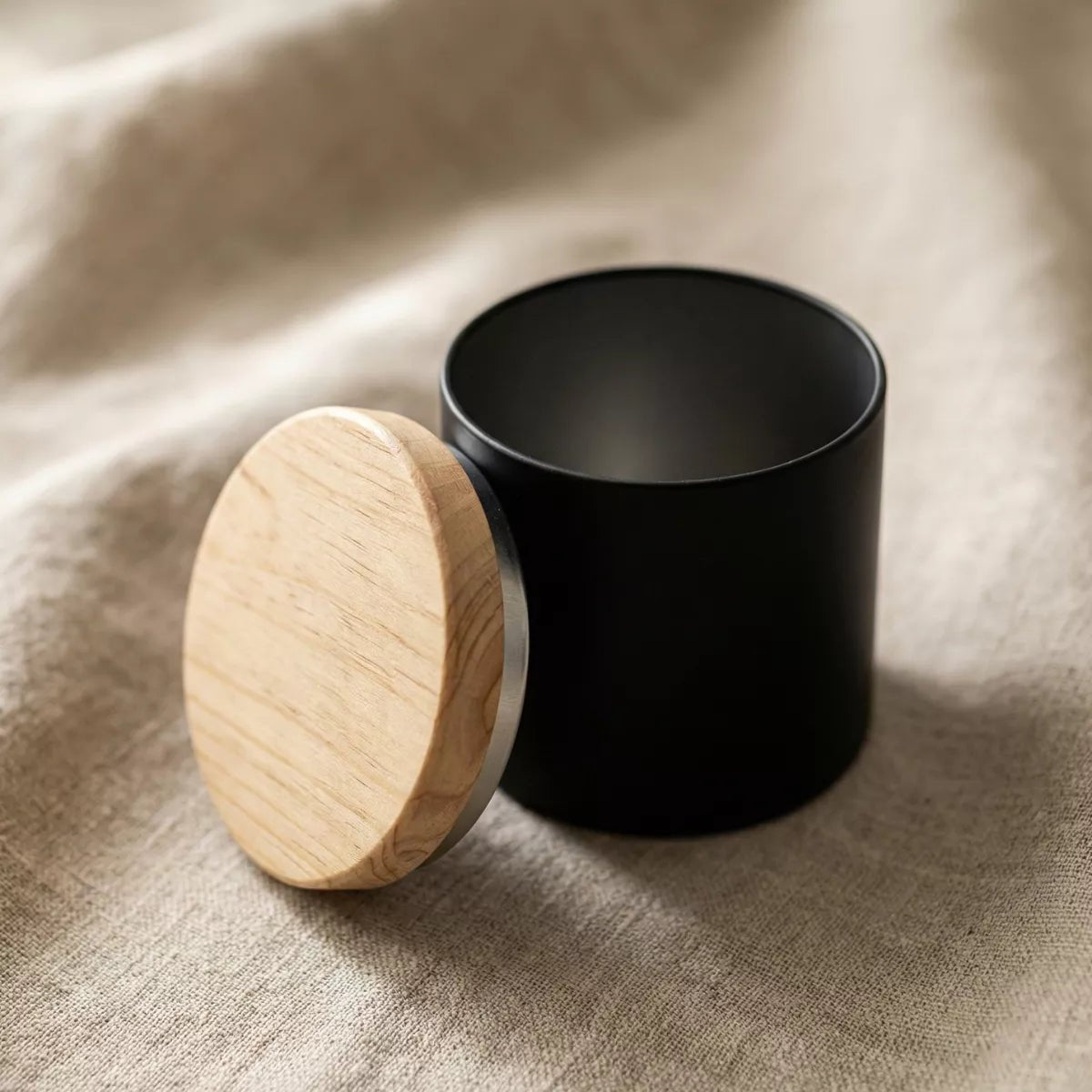 Metall - Aufbewahrungsdose Schwarz - Druwids