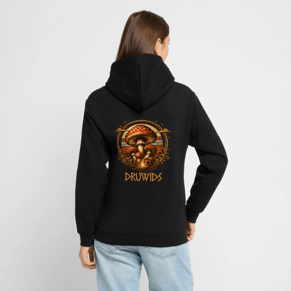 Unisex Hoodie Druwids I - Schwarz