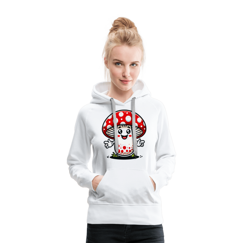 Women’s Premium Hoodie - Pilz Buddy - white