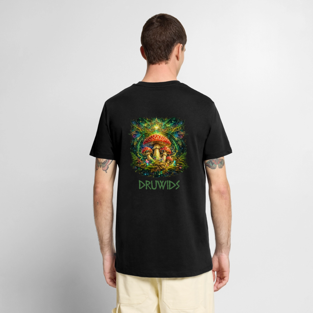 Premium T-Shirt Man Druwids I - Schwarz