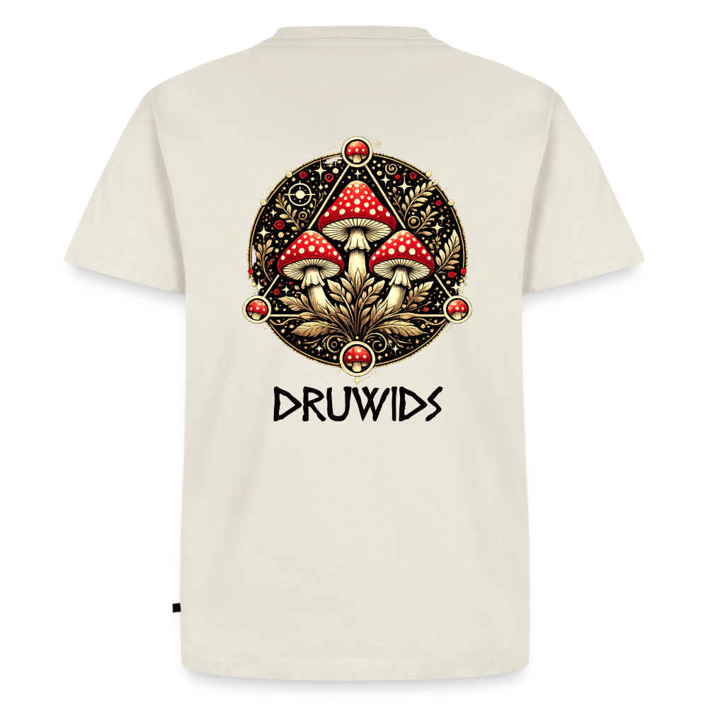 Premium T-Shirt Man Druwids XI - Naturweiß