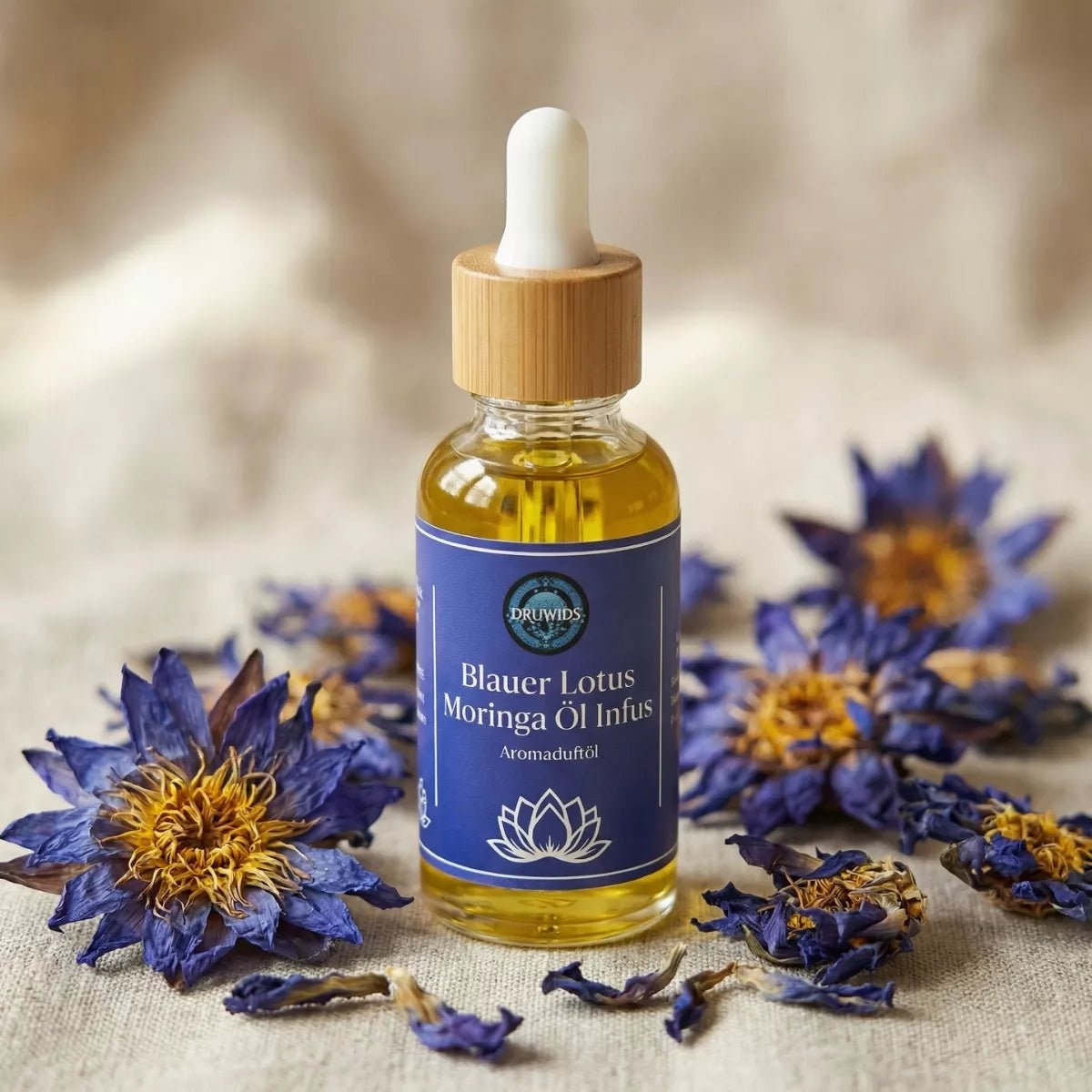 Blauer Lotos Infusionsöl – Moringaöl - Druwids