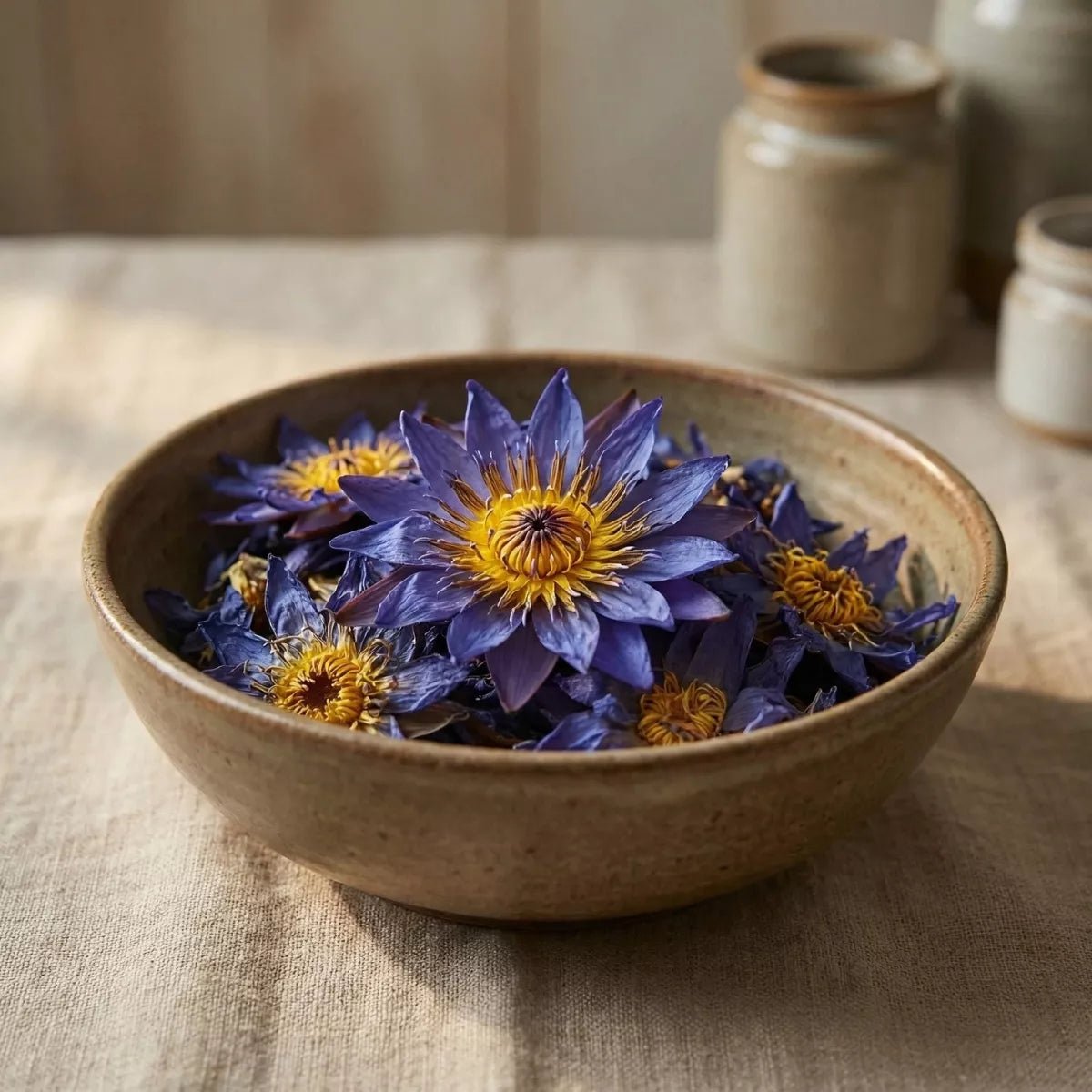 Blauer Lotus – getrocknete Blüten - Druwids