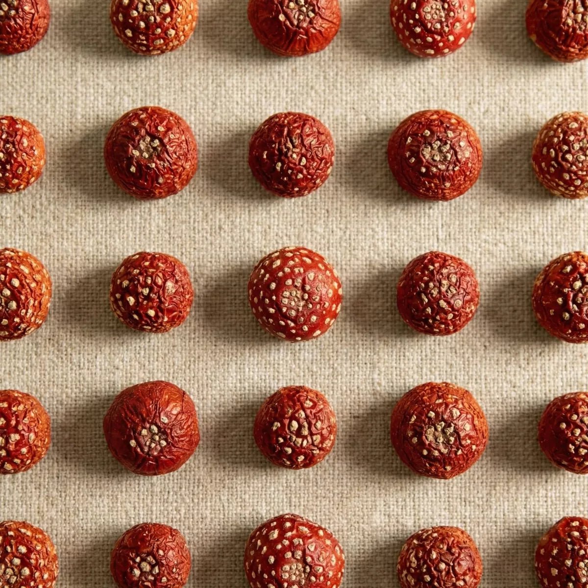 Fliegenpilze - Geschlossene Hüte - Druwids