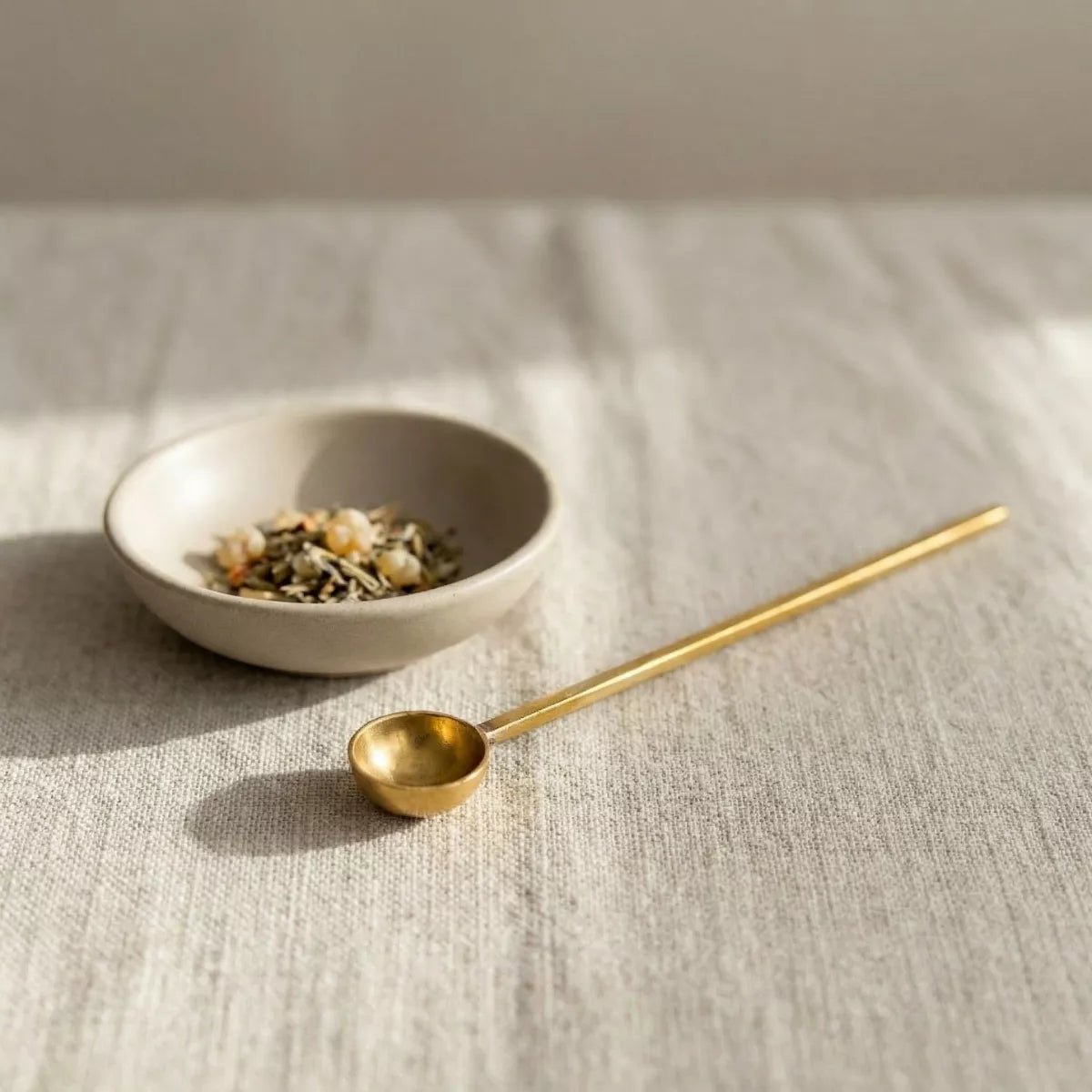 Messinglöffel Vintage - Druwids