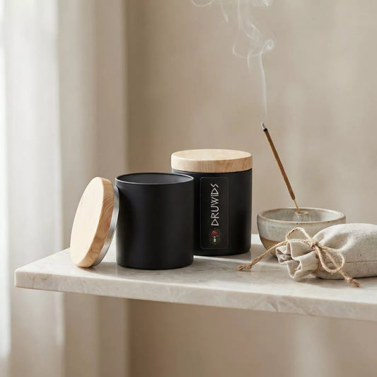 Metall - Aufbewahrungsdose Schwarz - Druwids