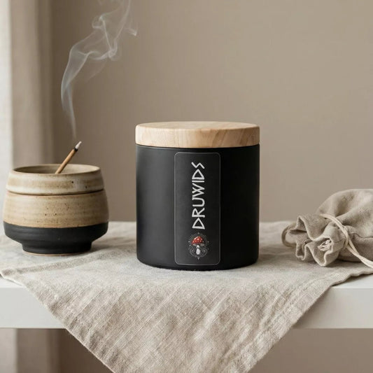 Metall - Aufbewahrungsdose Schwarz - Druwids