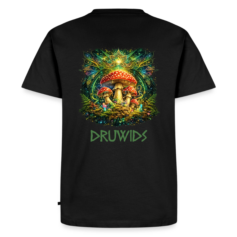 Premium T-Shirt Man Druwids I - Schwarz