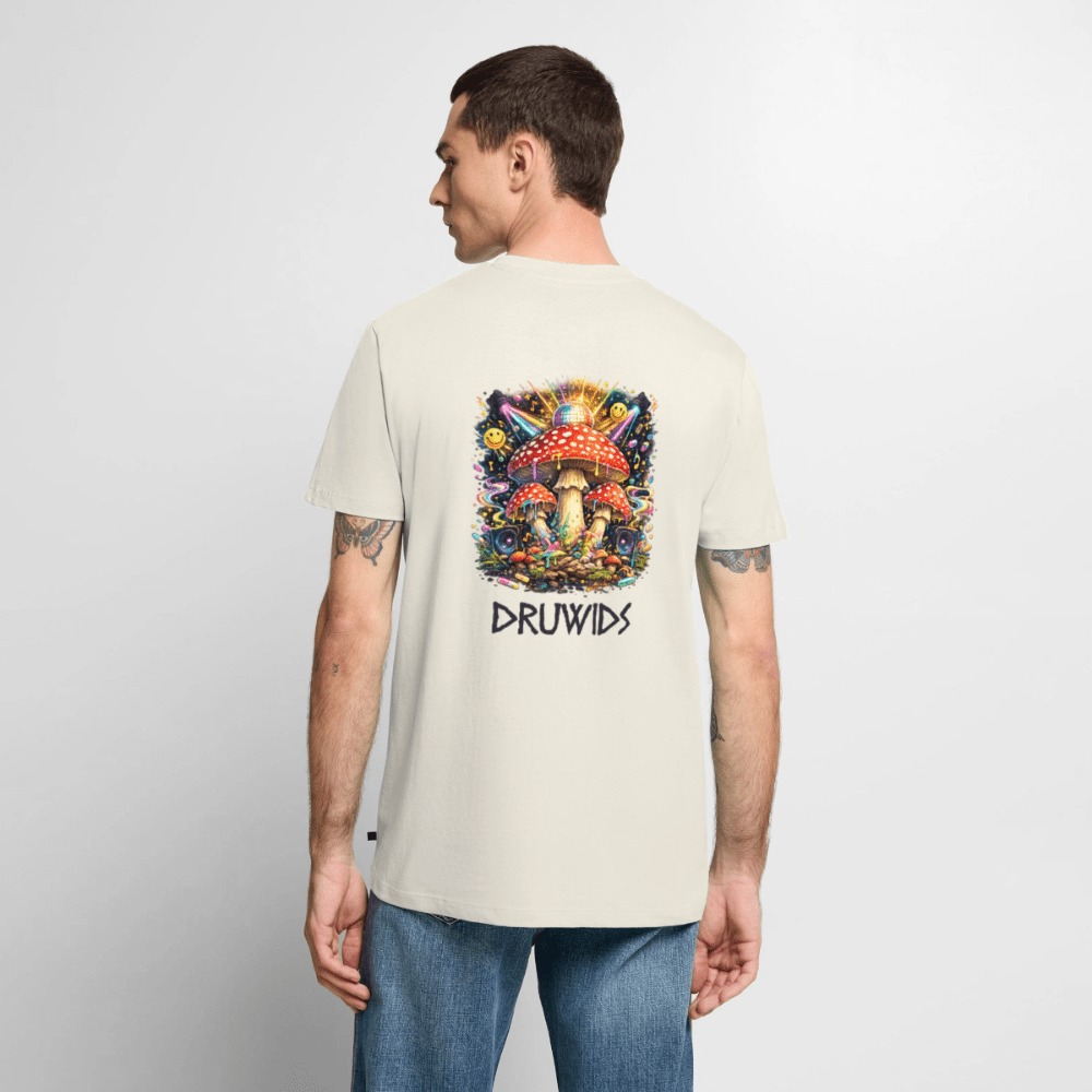Premium T-Shirt Man Druwids II - Naturweiß