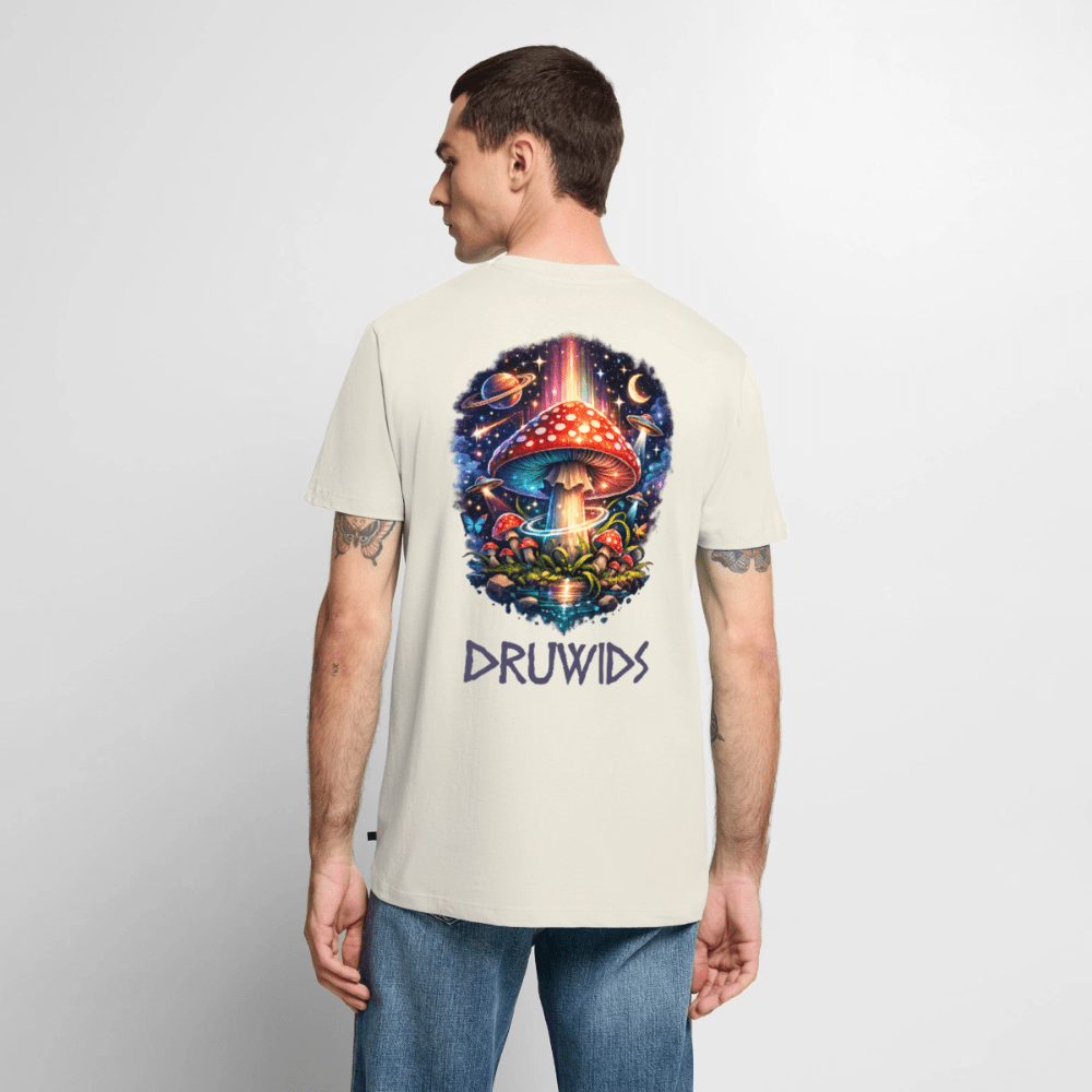 Premium T-Shirt Man Druwids III - Naturweiß