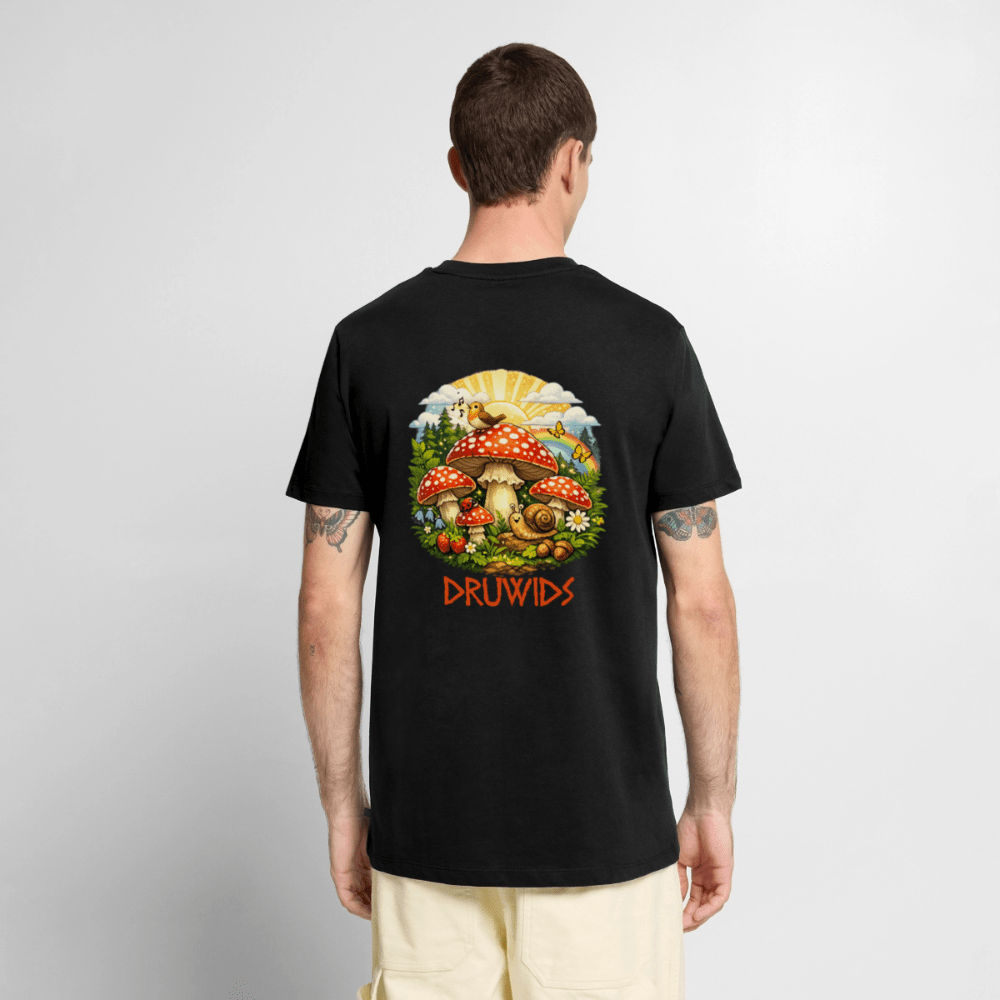 Premium T-Shirt Man Druwids VII - Schwarz
