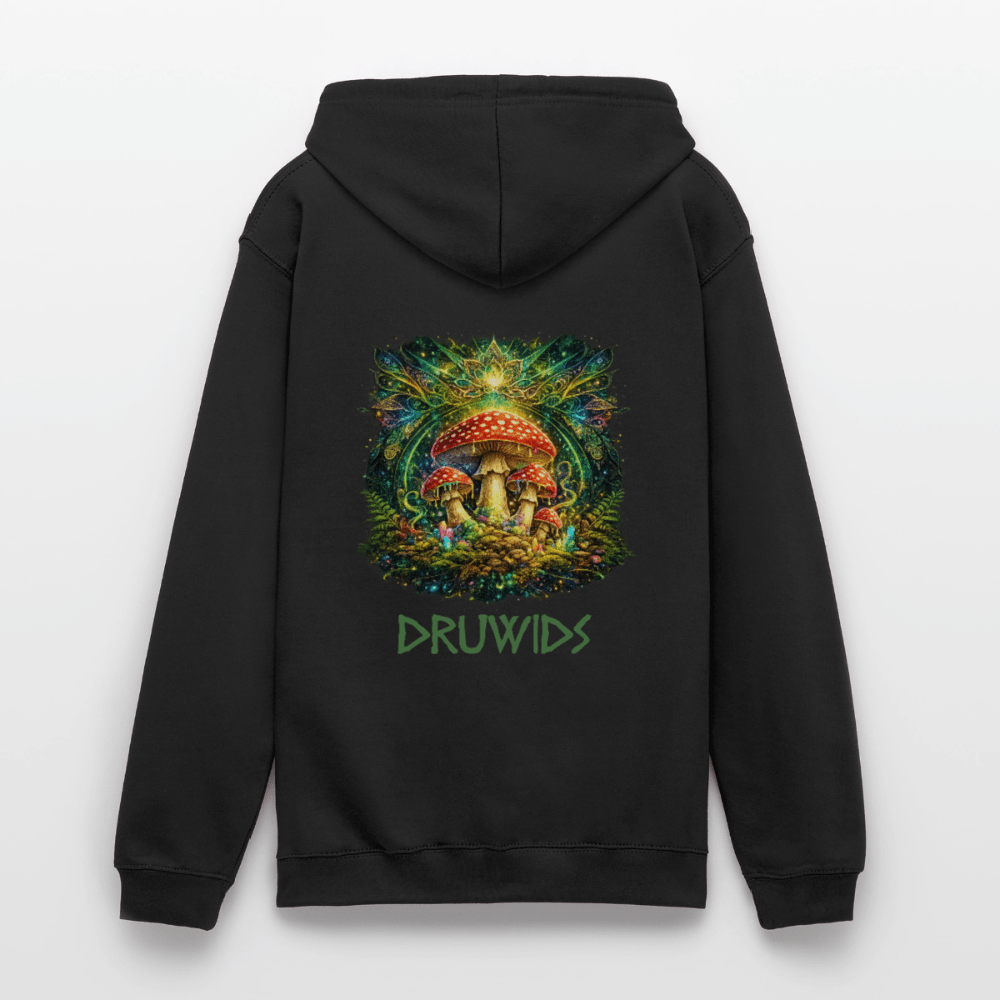 Unisex Hoodie Druwids III - Schwarz