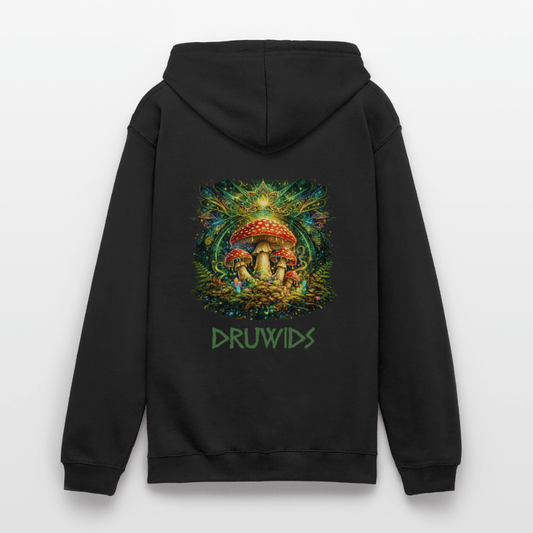Unisex Hoodie Druwids III - Schwarz