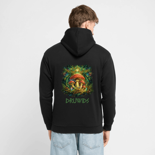 Unisex Hoodie Druwids III - Schwarz