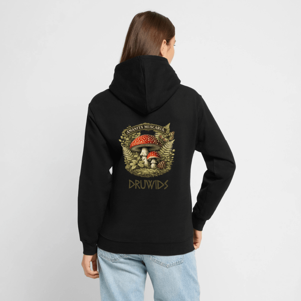 Unisex Hoodie Druwids IV - Schwarz