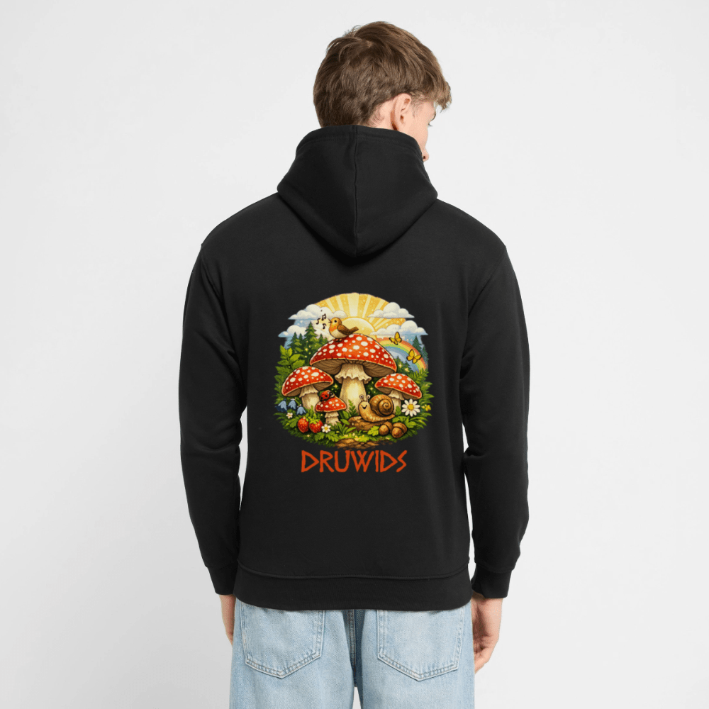 Unisex Hoodie Druwids IX - Schwarz