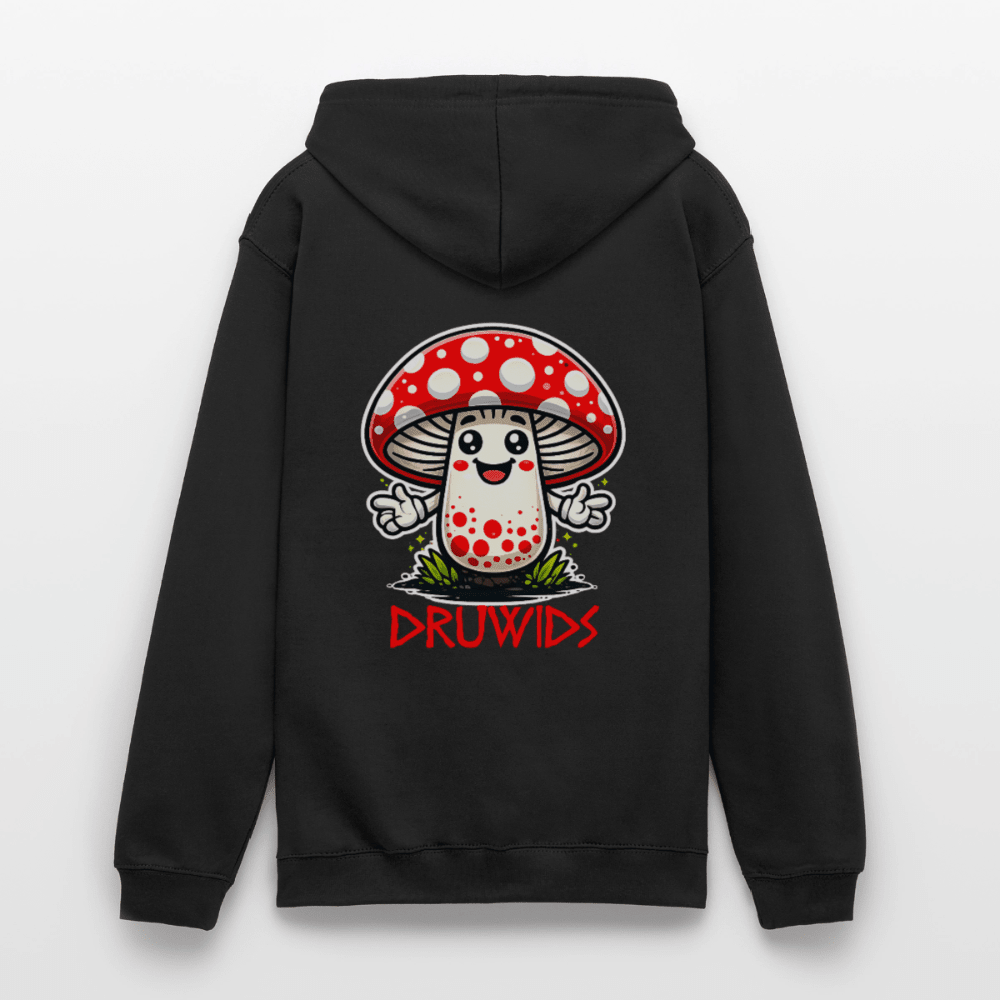 Unisex Hoodie Druwids V - Schwarz