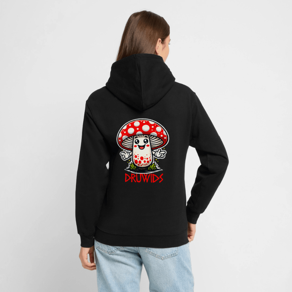Unisex Hoodie Druwids V - Schwarz