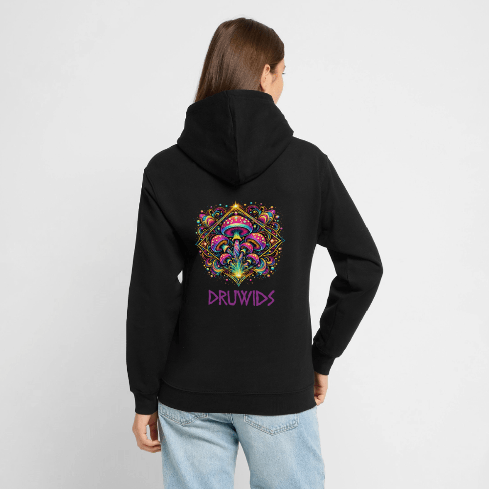 Unisex Hoodie Druwids VIII - Schwarz