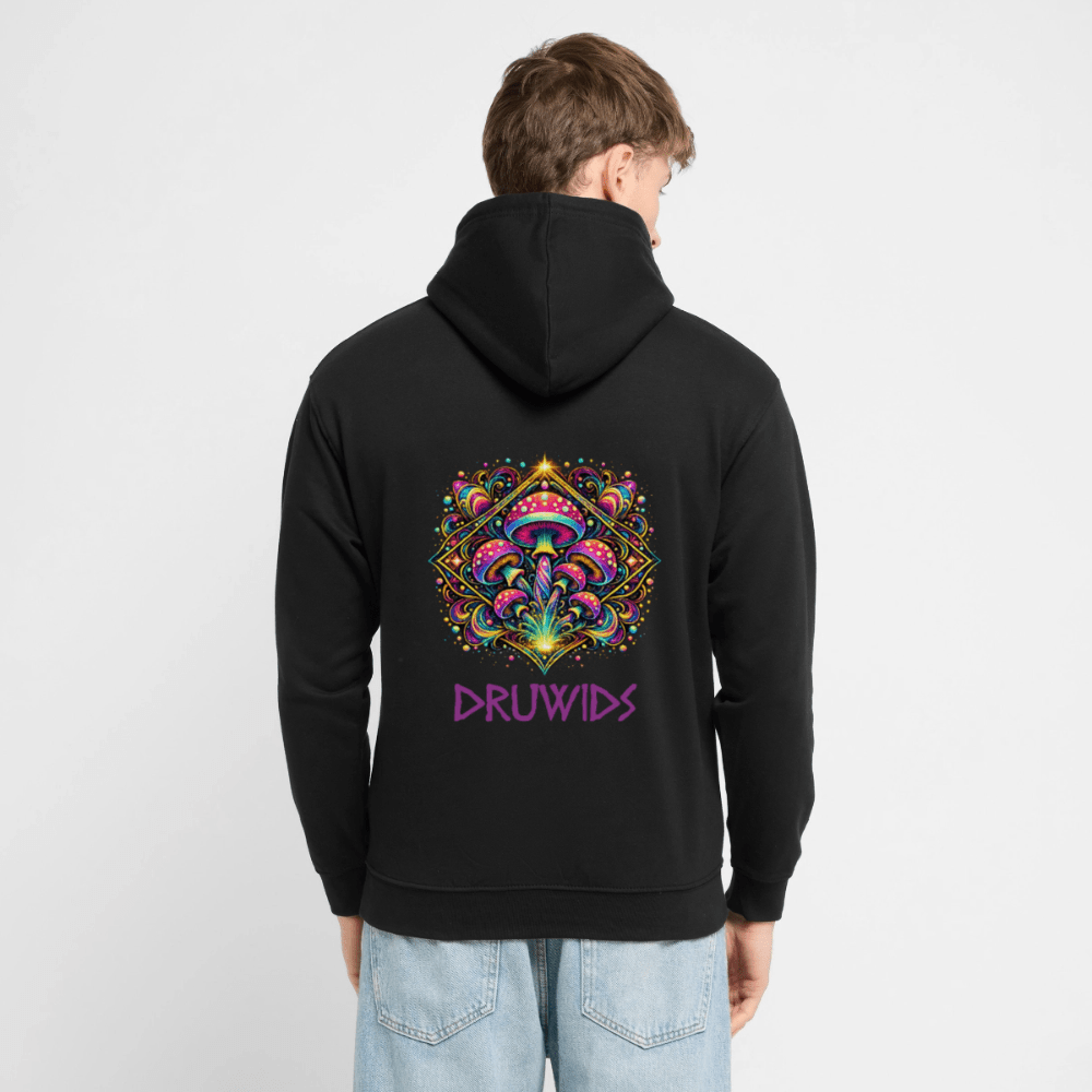 Unisex Hoodie Druwids VIII - Schwarz